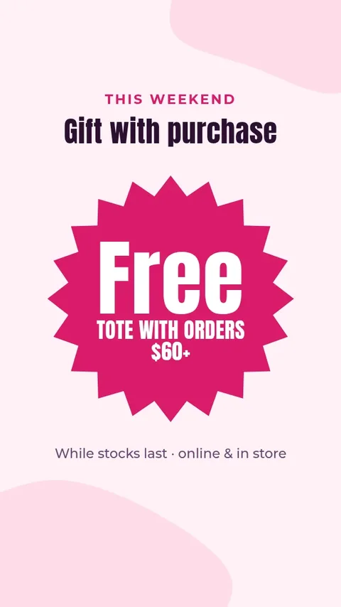 Free gift with purchase – Instagram story template