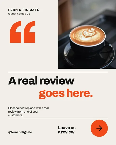 Quote Grid Latte Column – Instagram post template