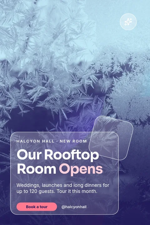 Frost Corner Rooftop Launch – Pinterest pin template