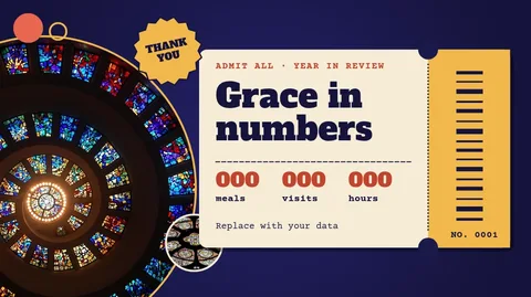 Spiral Window Year Ticket – X post template