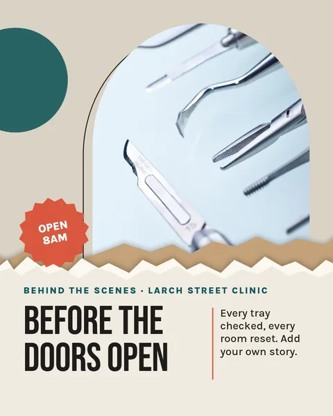 Sterile Hour Torn Arch – Instagram post template