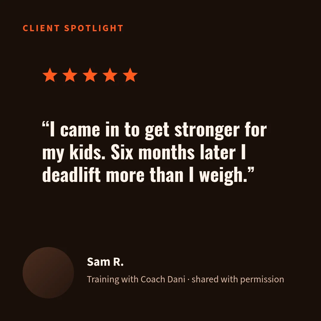 PT client spotlight – Instagram post template