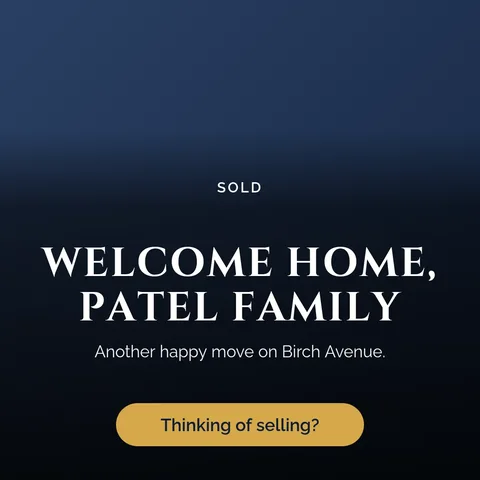 Sold announcement – Instagram post template