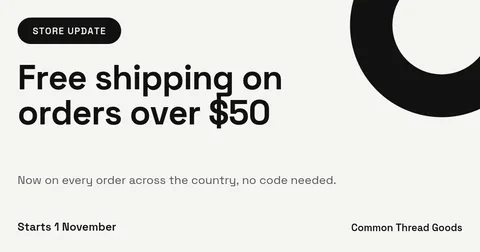 Shipping update – Facebook post template