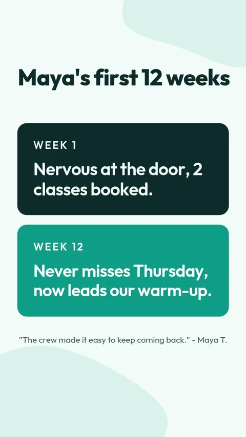 Member Story Compare – Instagram story template