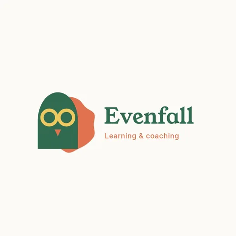 Evenfall Cut-Paper Owl Logo – Logo template