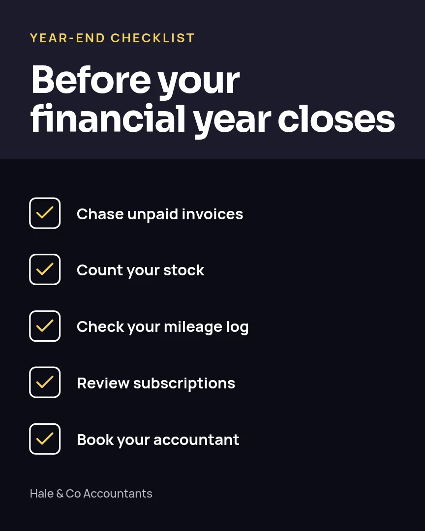 Year-end checklist – Instagram post template