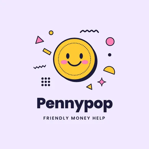 Pennypop Smiling Coin Logo – Logo template