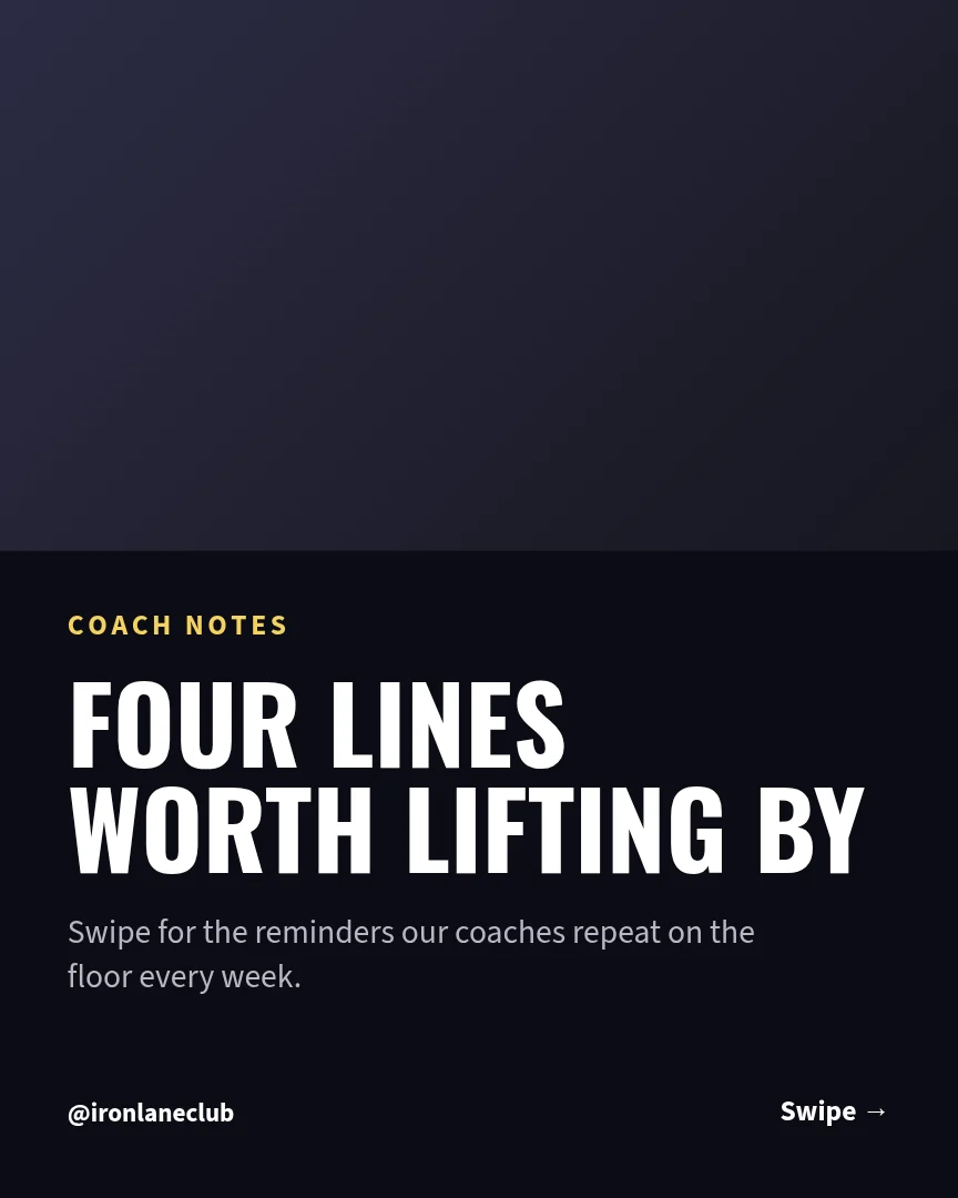 Coach Wisdom Quote Carousel – Instagram carousel template, page 1
