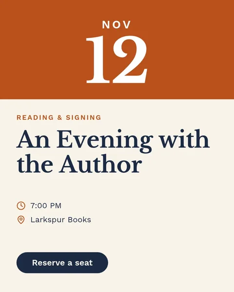 Reading Night Poster – Instagram post template