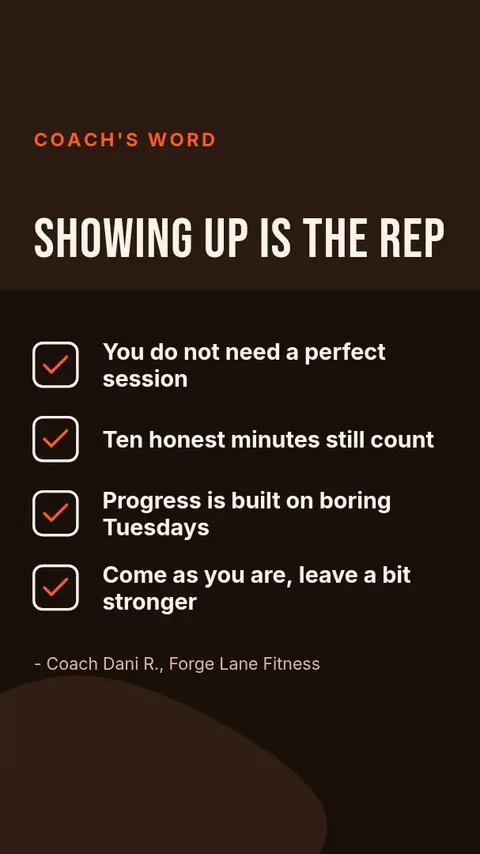 Showing Up Quote Story – Instagram story template