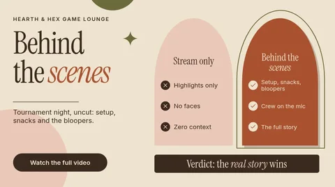 Arch Duel Backstage Thumbnail – YouTube thumbnail template