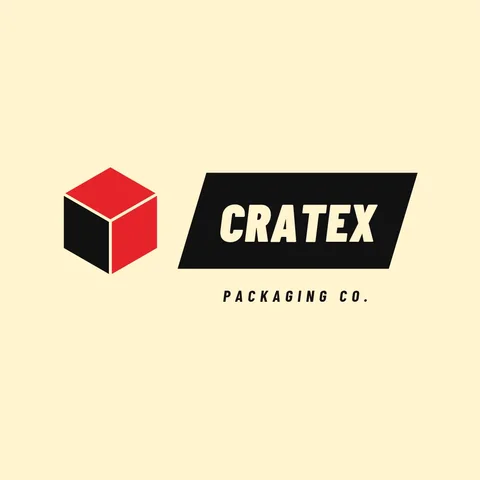 Cratex Slant Cube Logo – Logo template