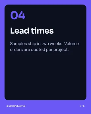 New Product Spec Carousel, page 5