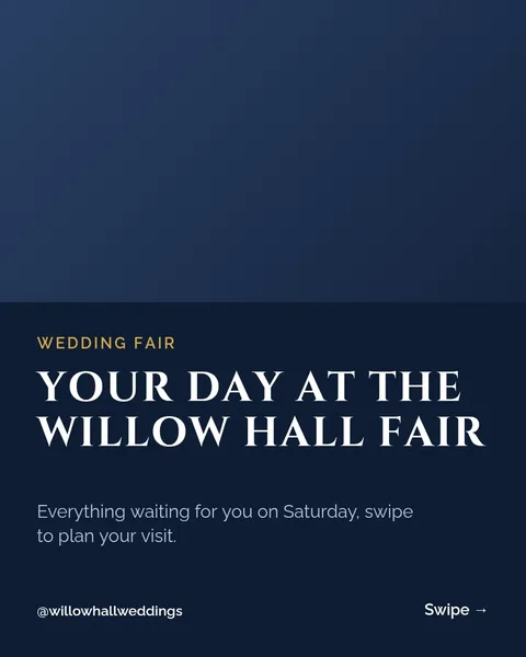 Wedding Fair Day Guide – Instagram carousel template, 6 pages