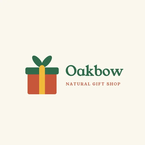 Oakbow Cut Leaf Gift Logo – Logo template