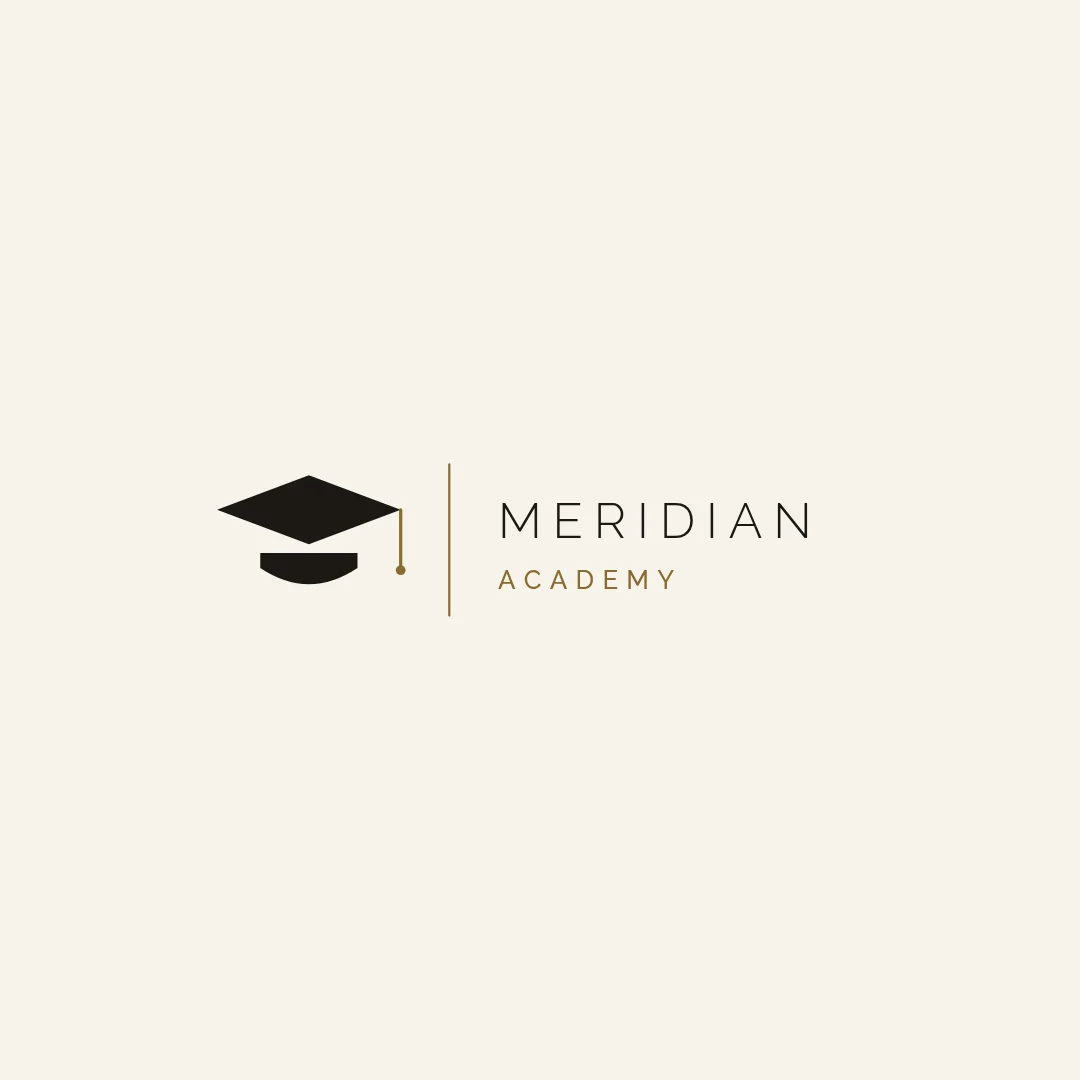 Meridian Cap Hairline Logo – Logo template