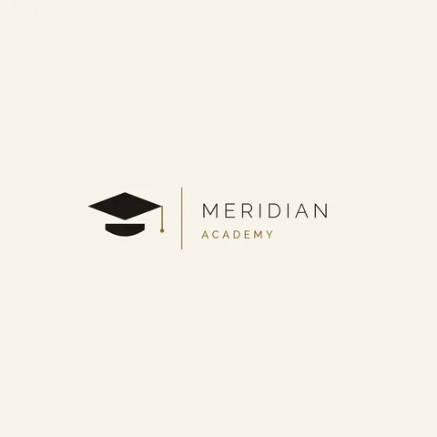 Meridian Cap Hairline Logo – Logo template