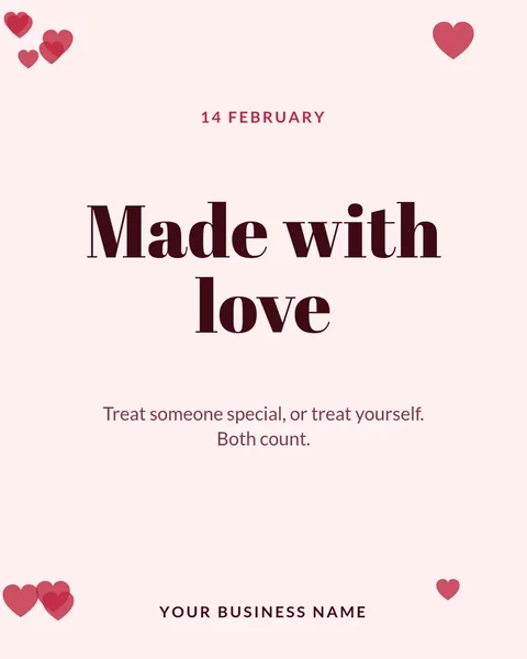 Valentine’s greeting – Instagram post template