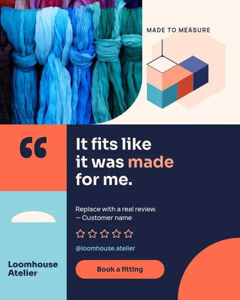 Stepped Cubes Fit Praise – Instagram post template