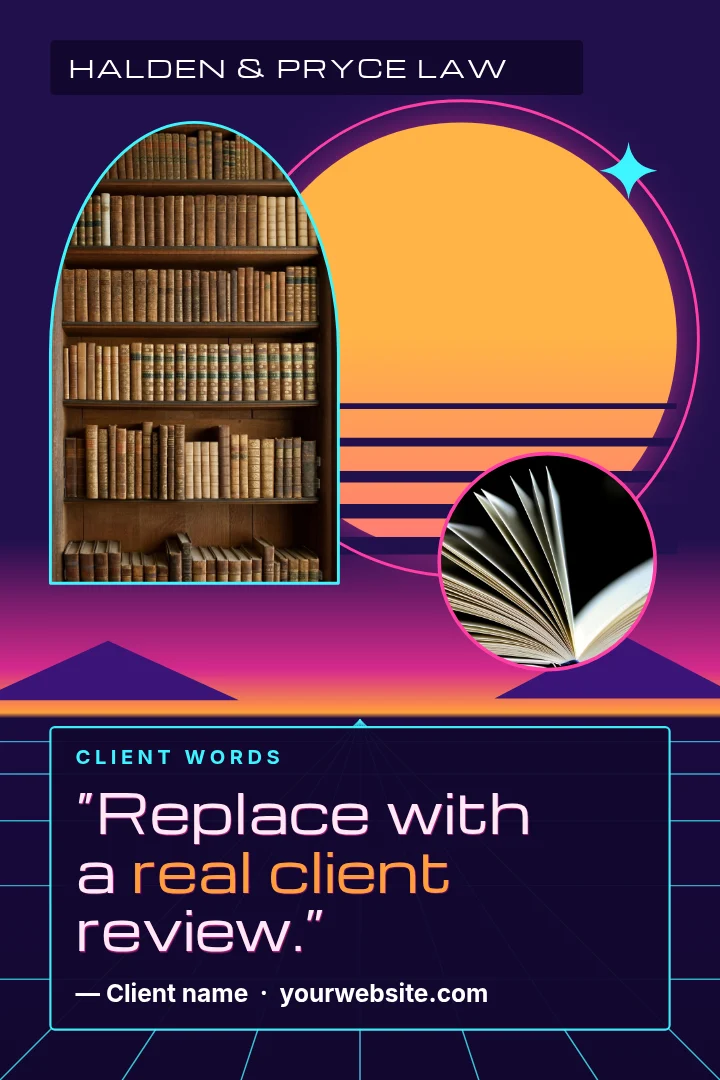 Horizon Verdict Photo Collage – Pinterest pin template
