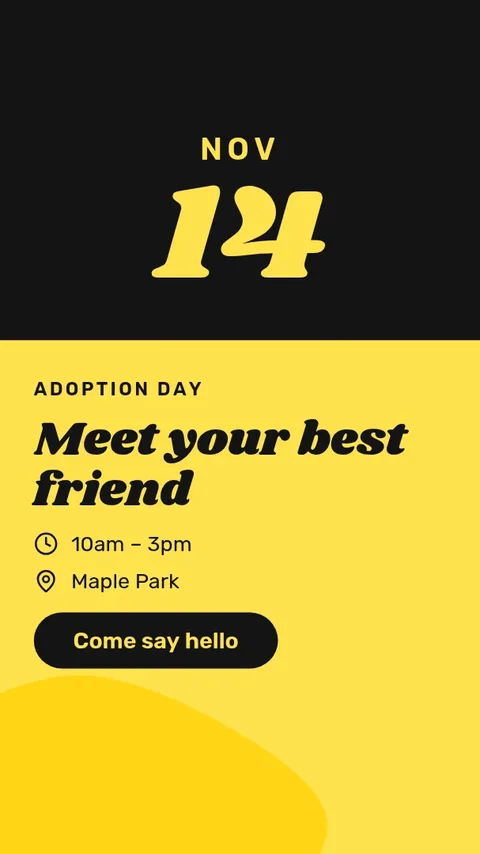Adoption Day Story – Instagram story template