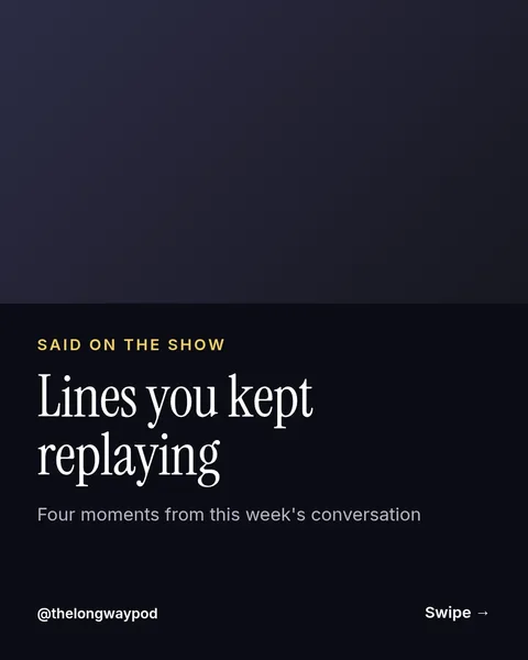 Midnight Pull Quote Series – Instagram carousel template, 6 pages