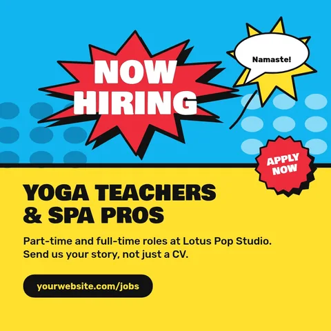 Lotus Pop Hiring Bam – LinkedIn post template