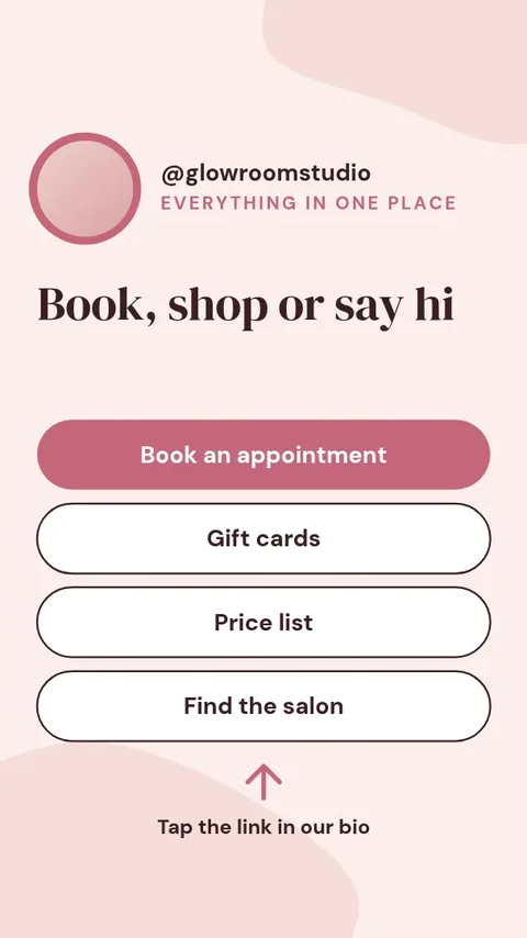 Link in bio story – Instagram story template