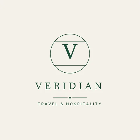 Veridian Globe Monogram Logo – Logo template