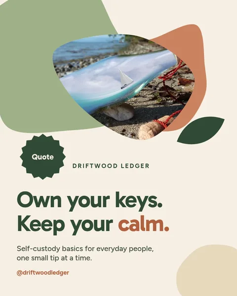 Bottle Tide Blob Quote – Instagram post template
