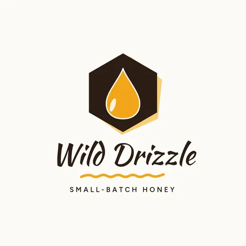 Honeycomb Drop Script Logo – Logo template