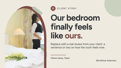 Arch Window Client Story – X post template