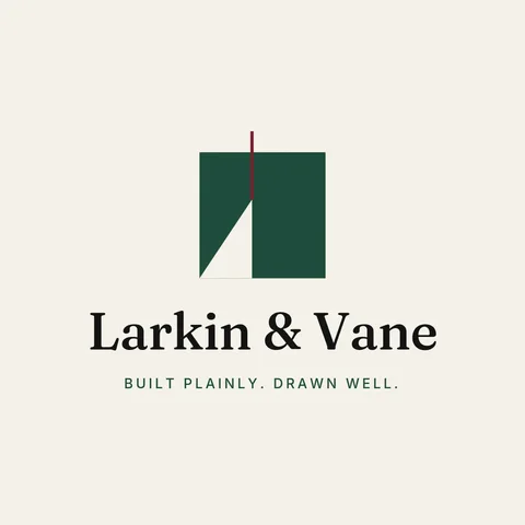 Plumb Gable Stacked Logo – Logo template