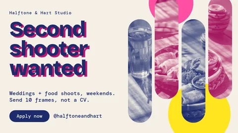 Riso Strips Hiring – X post template