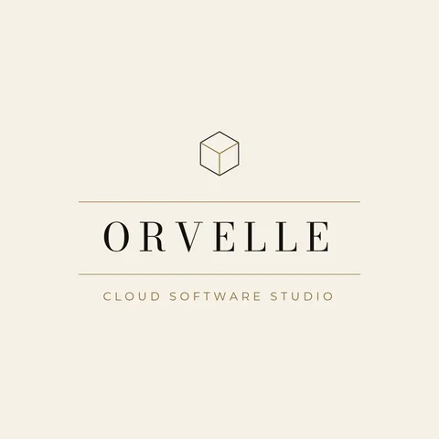 Orvelle Hairline Cube Logo – Logo template