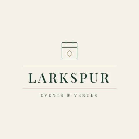 Larkspur Hairline Calendar Logo – Logo template