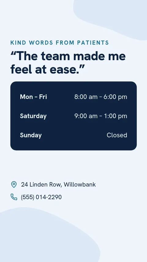Patient Kind Words Story – Instagram story template