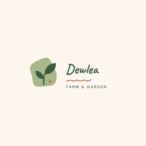 Dewlea Hand-Drawn Sprout Logo – Logo template