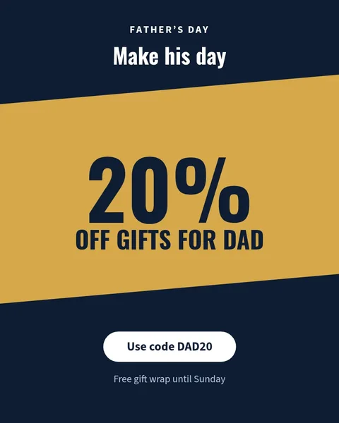Father’s Day offer – Instagram post template