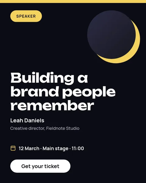 Speaker announcement – Instagram post template