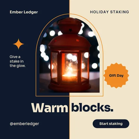Lantern Arch Split Ledger – LinkedIn post template