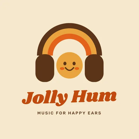 Sunny Hum Rainbow Headphones – Logo template