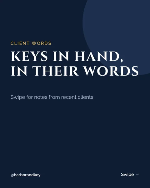 Client Words Carousel – Instagram carousel template, 6 pages