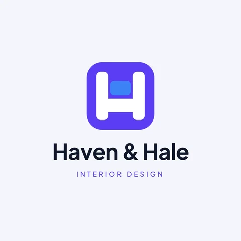 Haven H Sofa Monogram – Logo template