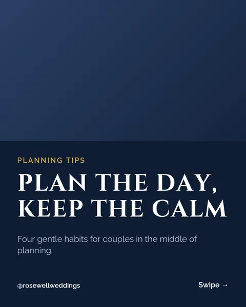 Planning Calmly Carousel – Instagram carousel template, 6 pages