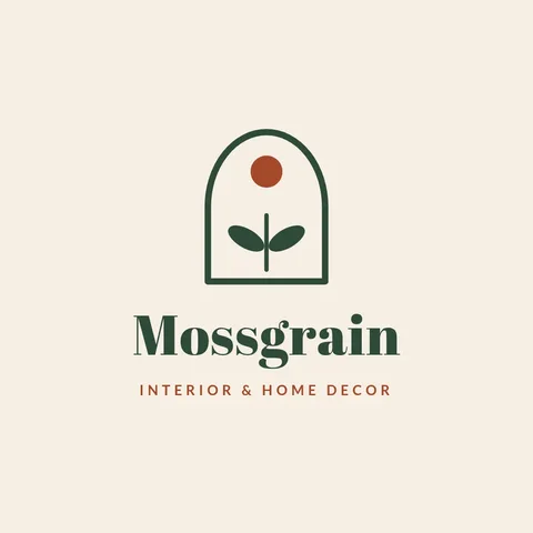 Mossgrain Arch Sprout Logo – Logo template