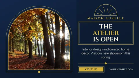Gilded Arch Atelier Opening – X post template