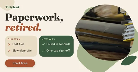 Tidy Leaf Old Vs New – Facebook post template