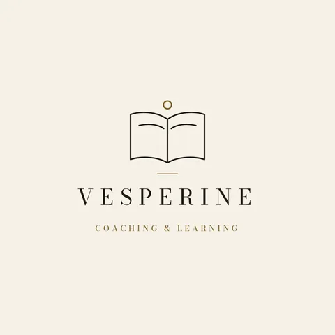 Vesperine Open Book Line Logo – Logo template